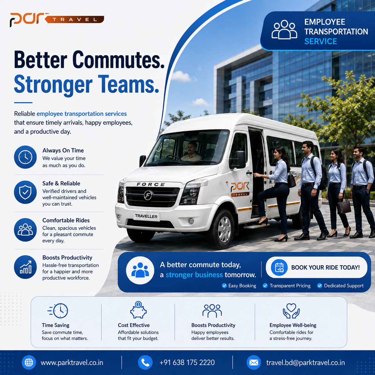  Employee Transportation Services to Reduce Commute Stress | Park Travel
