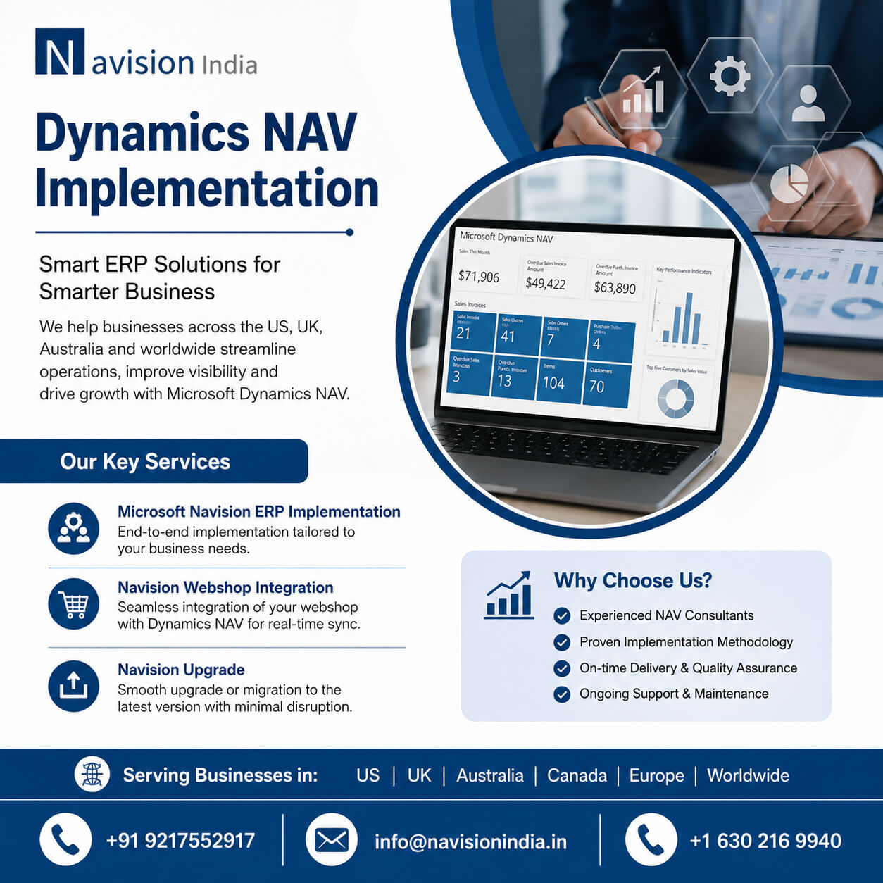  Improve Business Efficiency with Dynamics NAV Implementation