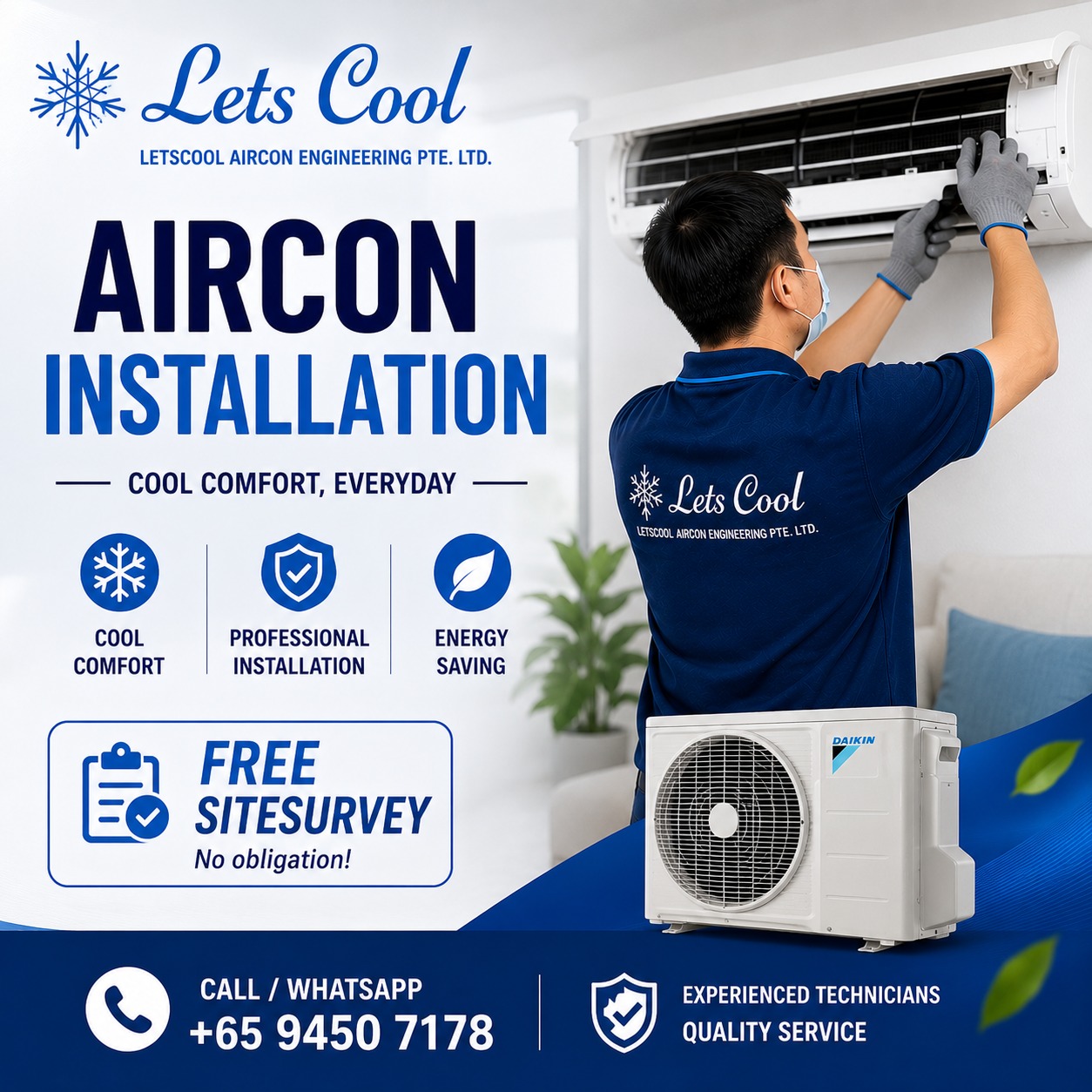  Aircon installation