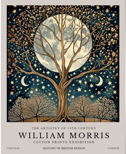  Shop William Morris Tree of Life No10 Wall Art Online