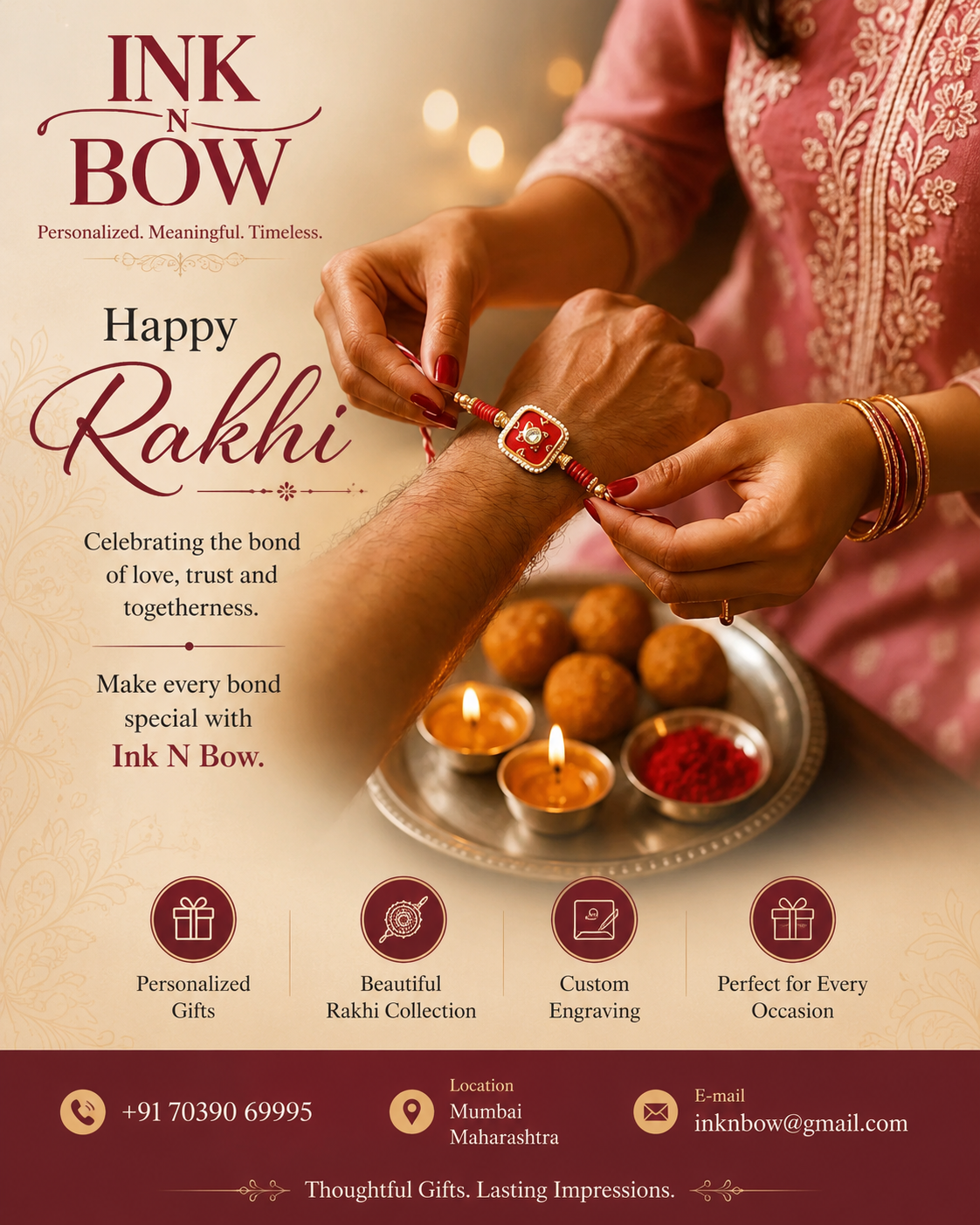  Classic Charm Rakhi Online Shopping Made Simple - Ink N Bow
