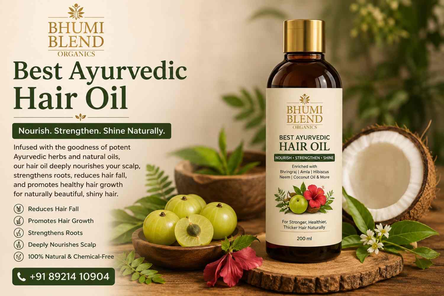  Best Ayurvedic Hair Oil for Stronger, Healthier Hair