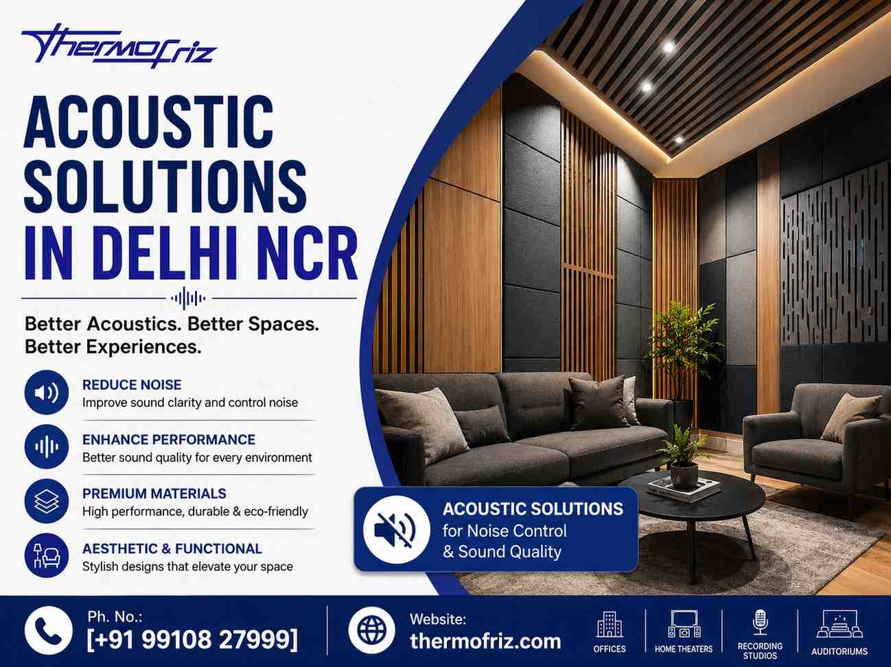  Acoustic Solutions in Delhi NCR - Thermofriz Products Company
