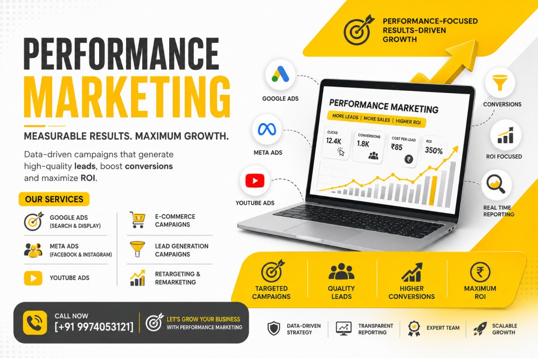 Performance Marketing Services in Ahmedabad | Fleek Media