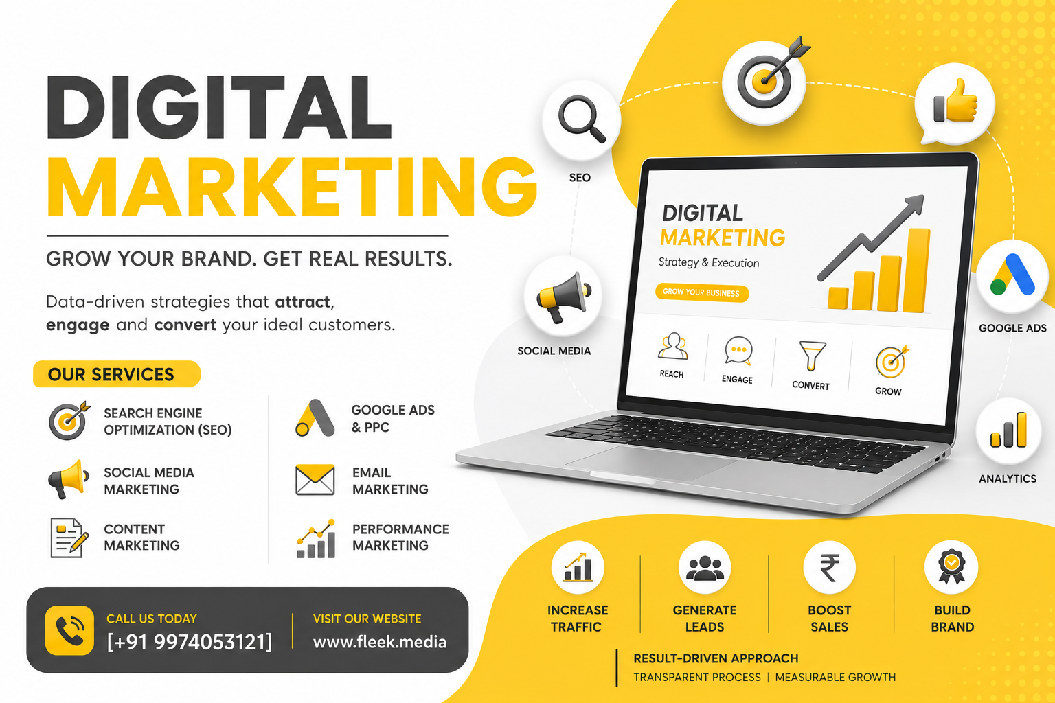  Digital Marketing Agency in Ahmedabad & Gujarat | Fleek Media