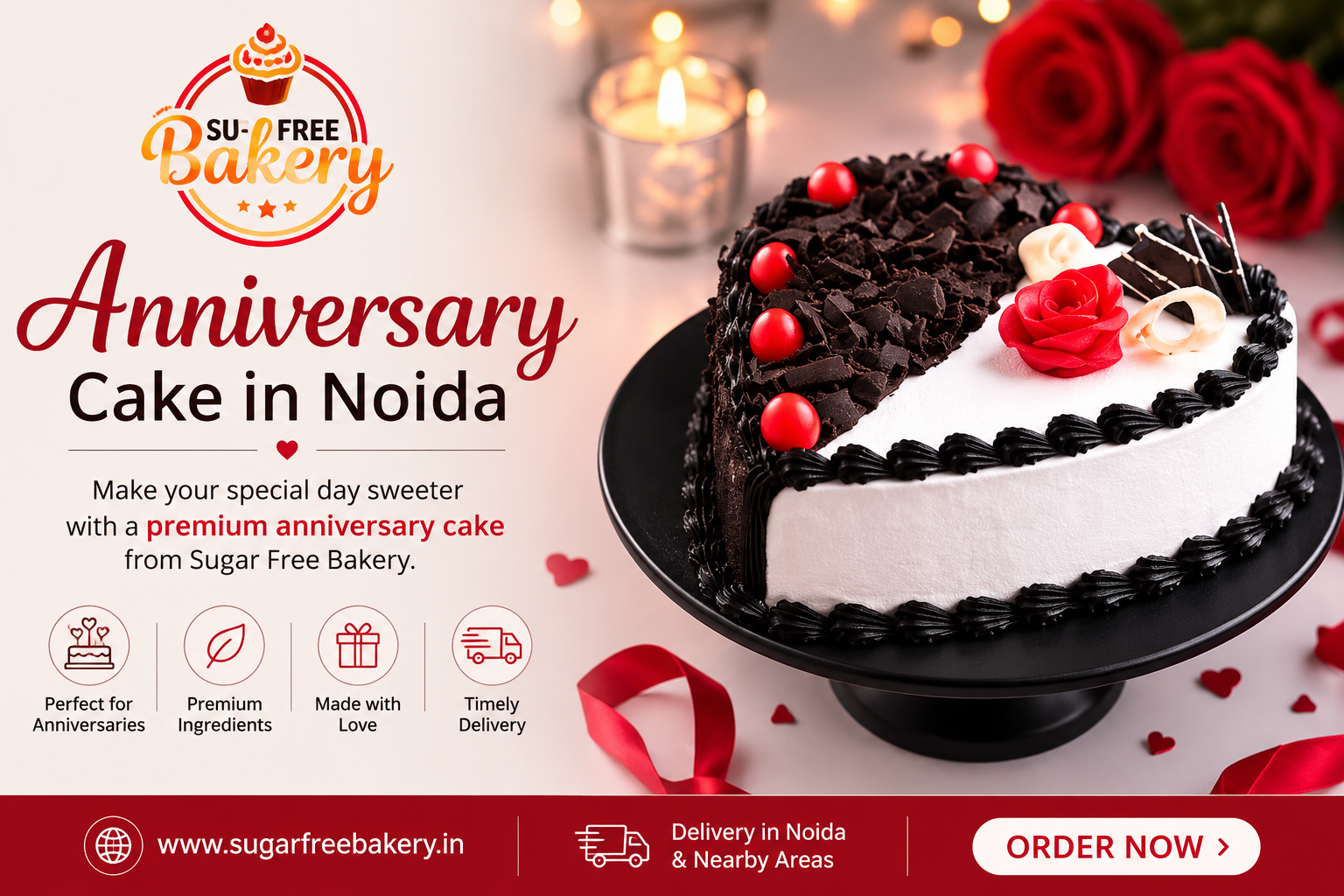  Anniversary Cake in Noida – Celebrate Love with a Special Cake