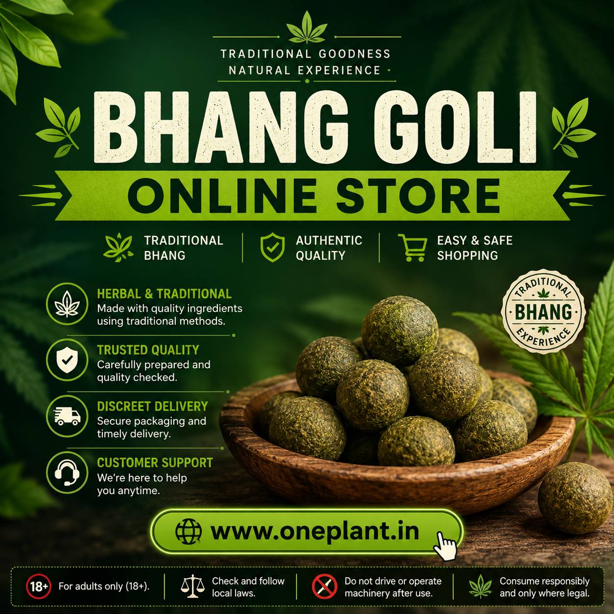  Bhang Goli Online Store | Buy Authentic Munakka Vati