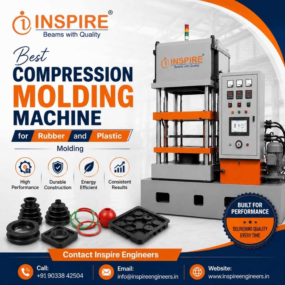  Best Compression Molding Machine for Rubber and Plastic Molding | Inspire Engineers