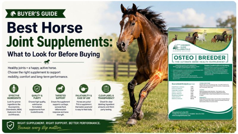  Best Horse Joint Supplements: What to Look for Before Buying – Evergreen Equine