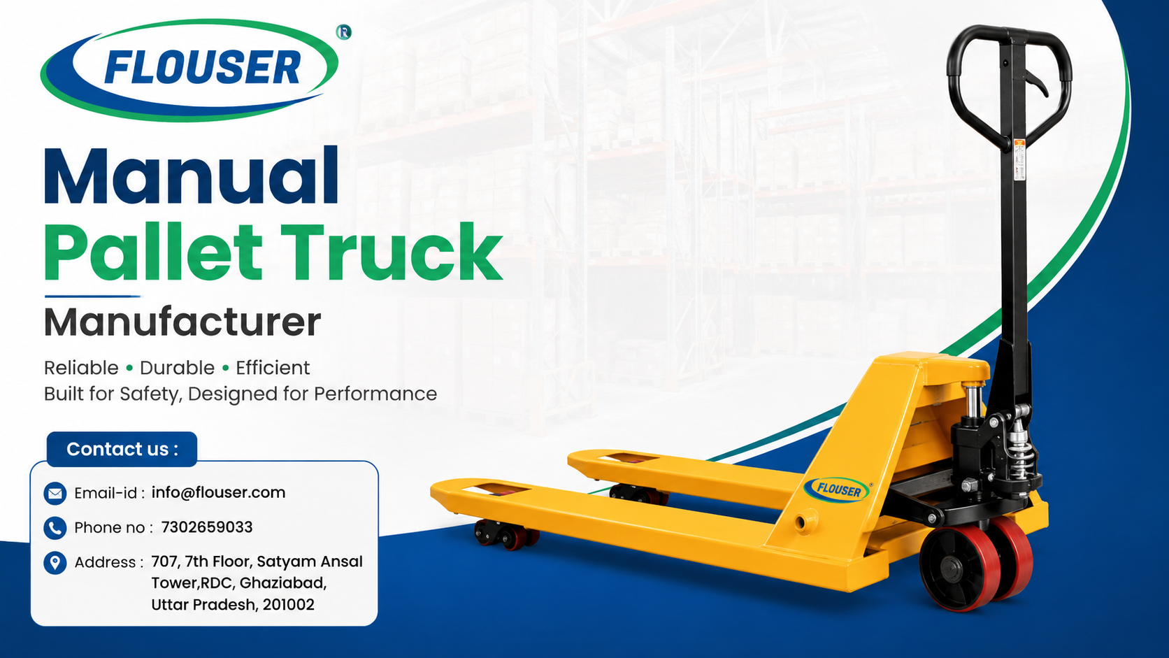  Manual Pallet Truck Manufacturer