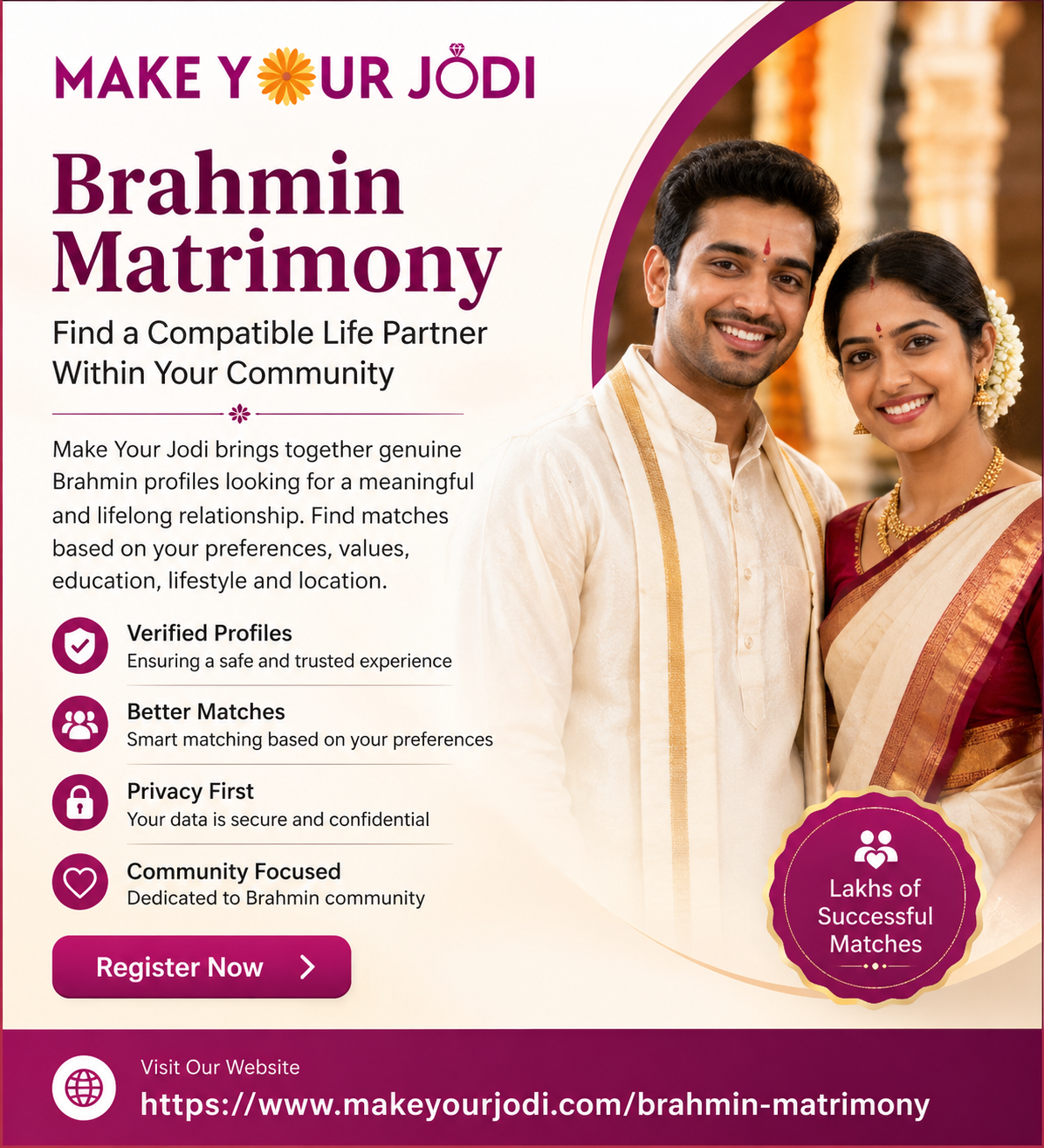  Connect with Compatible Matches Through Brahmin Matrimony