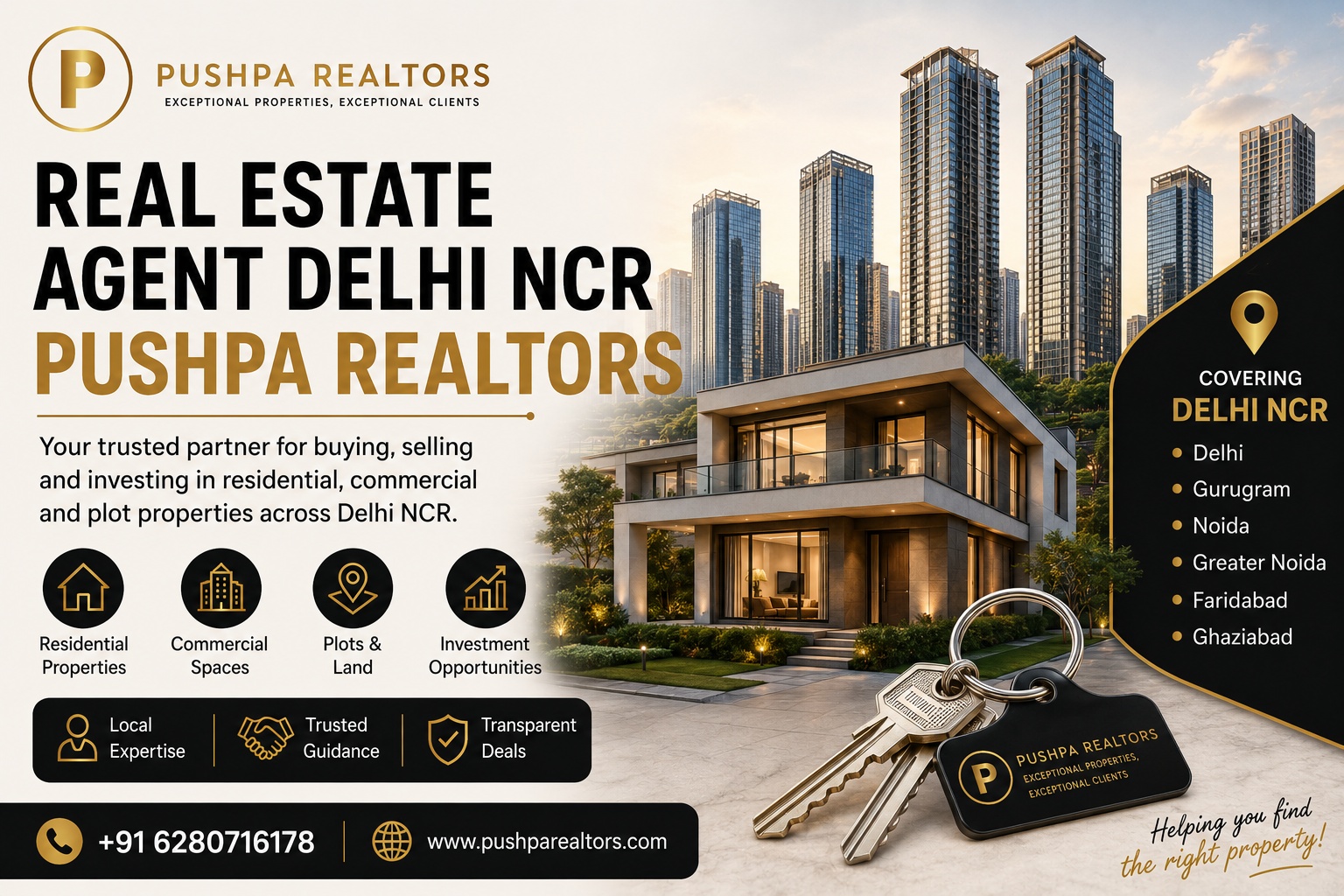  Real Estate Agent Delhi NCR | Pushpa Realtors