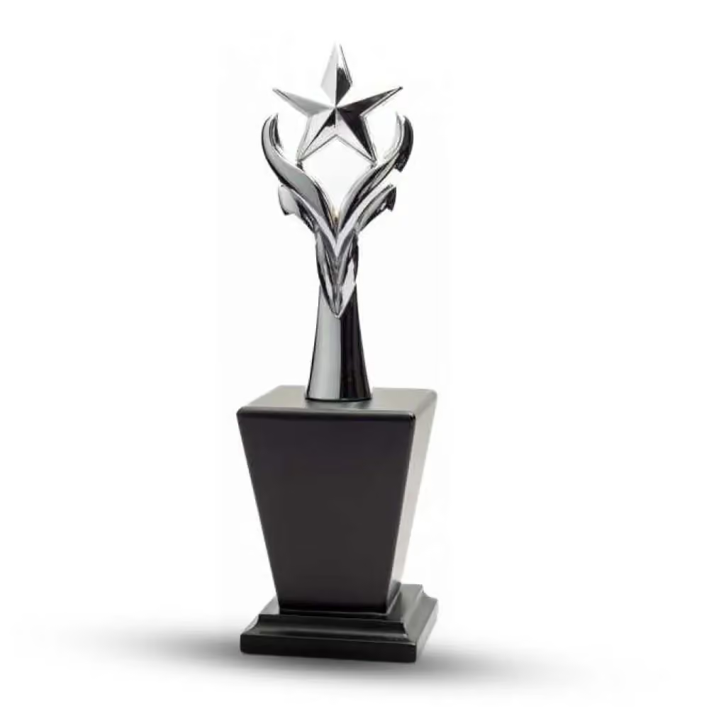  Metal Star Trophies