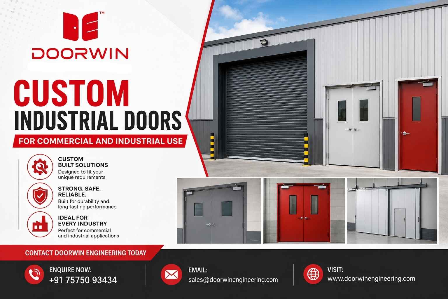  Custom Industrial Doors for Commercial and Industrial Use | Doorwin Engineering