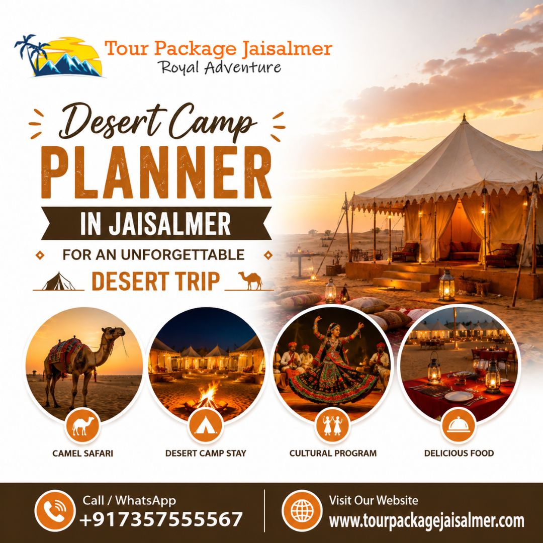 Desert Camp Planner in Jaisalmer for an Unforgettable Desert Trip