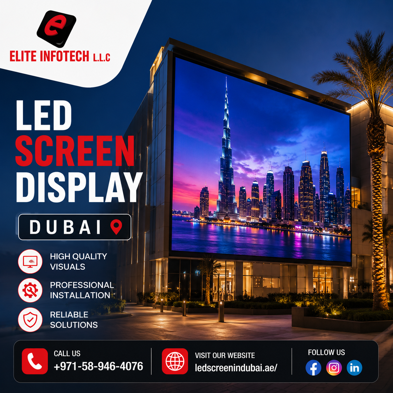  LED Display Screen for Business Advertising