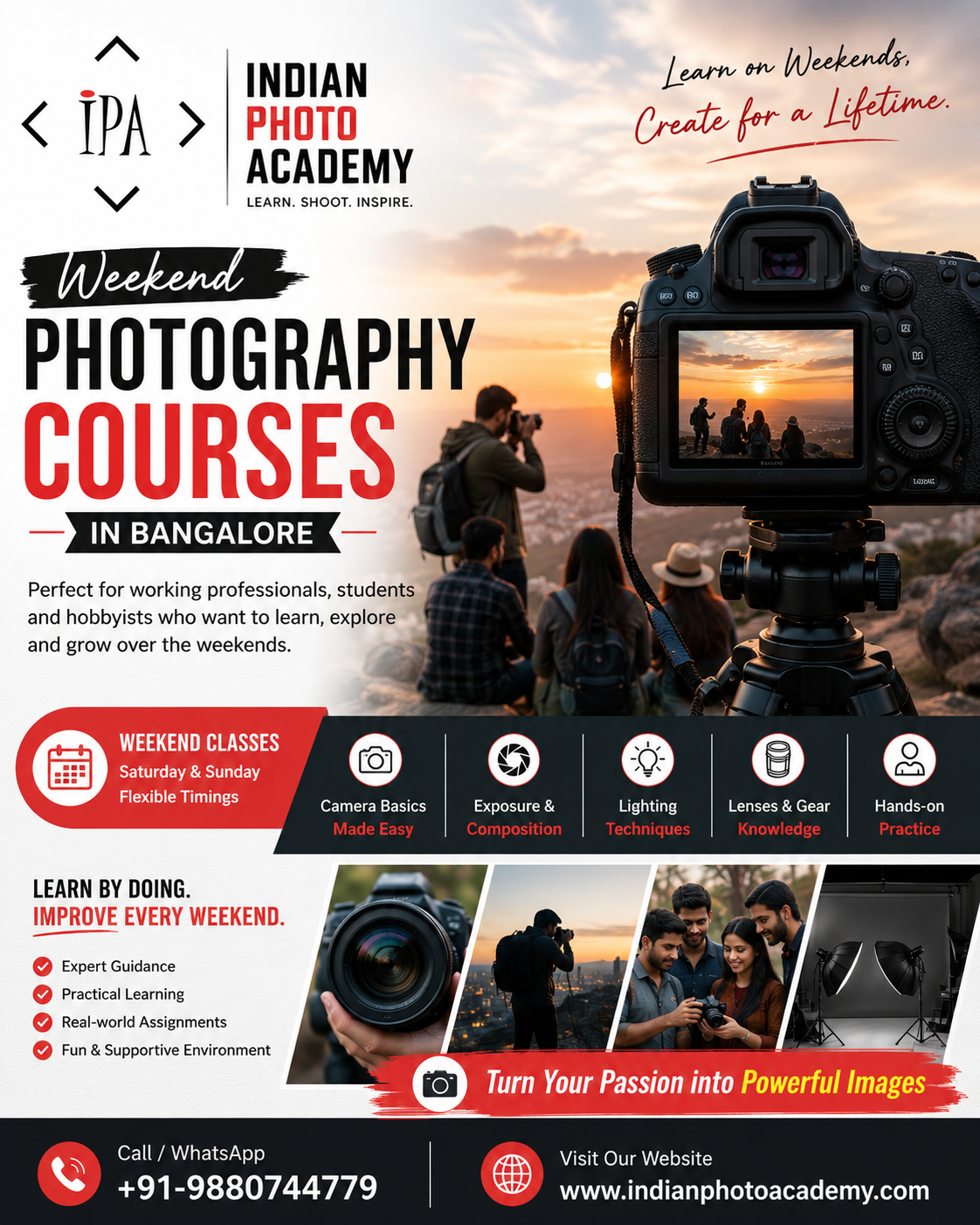  weekend photography courses in Bangalore