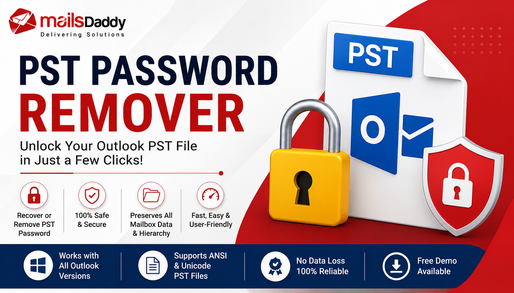  Instantly Remove Password from Outlook PST File