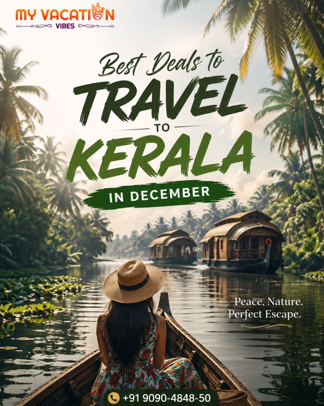  Best Deals to Travel to Kerala in December – +91 9090-4848-50