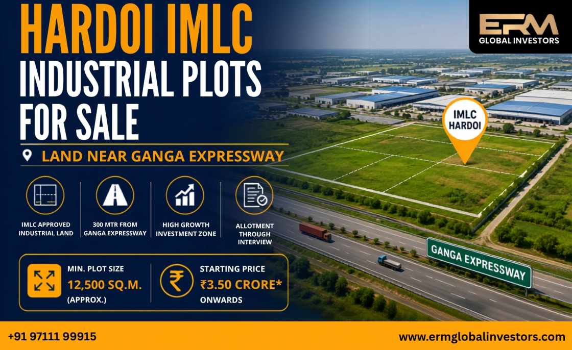  Hardoi IMLC Industrial Plots for Sale | Land Near Ganga Expressway