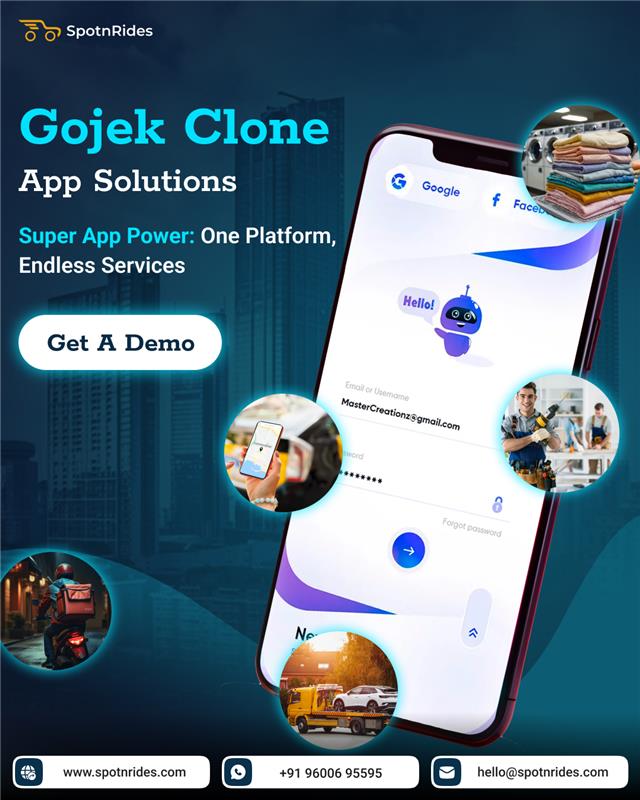  Gojek Clone App Development – Feature-Rich On-Demand Platform