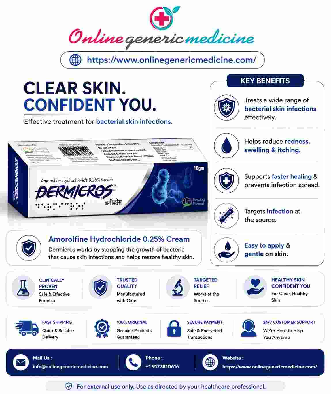  Dermicros Cream – Topical Skin Care Solution