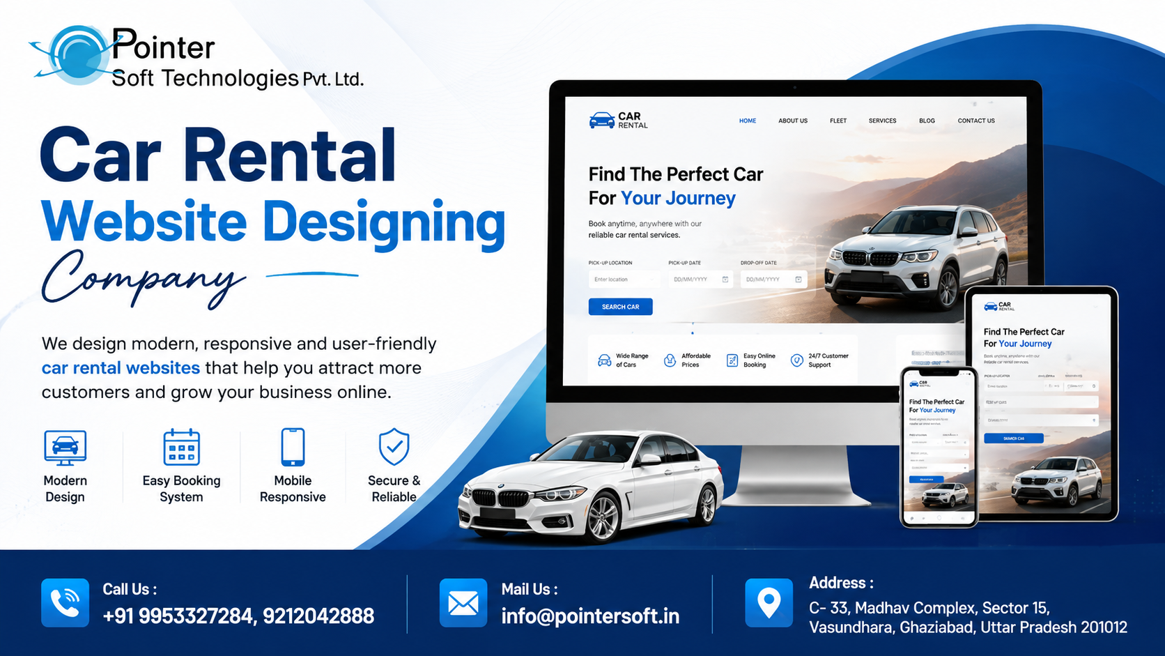  Car Rental Website Designing Company