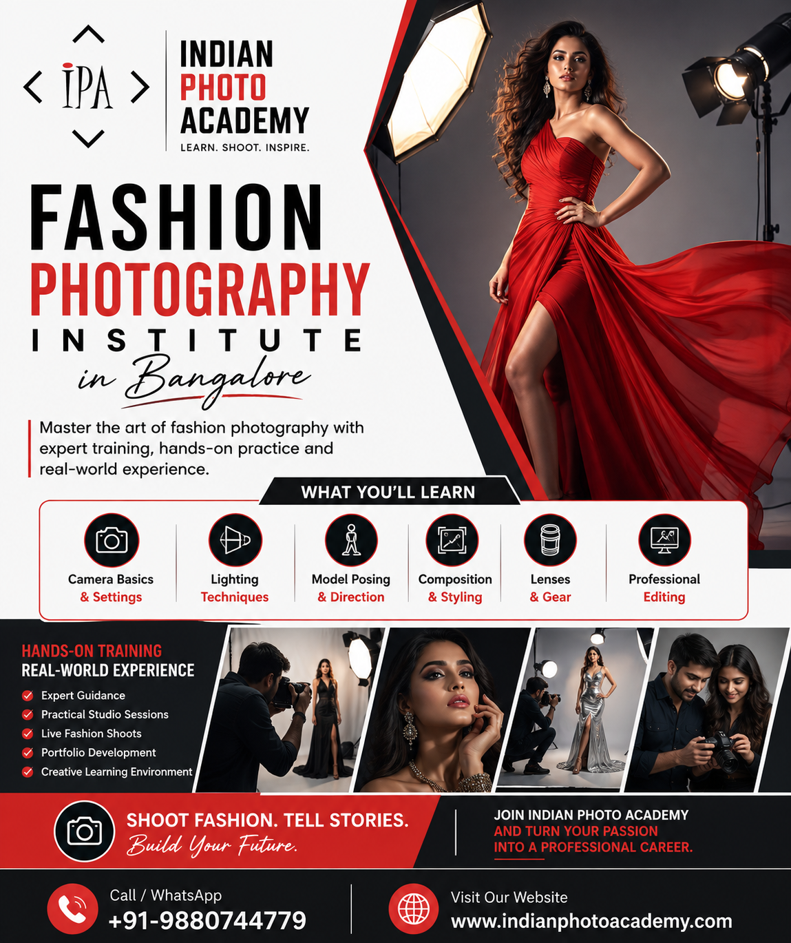  fashion photography institute in Bangalore indianphotoacademy