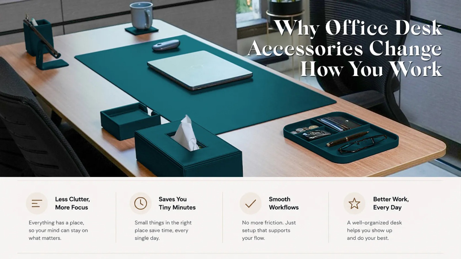  Office Desk Accessories: 10 Essentials for a Productive Desk