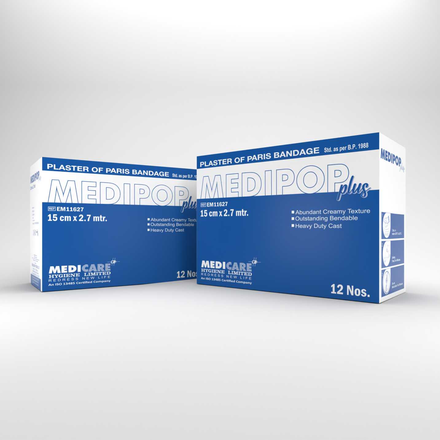 Plaster of Paris Bandage | ISO 13485 Certified Manufacturer – Medicare Hygiene Limited