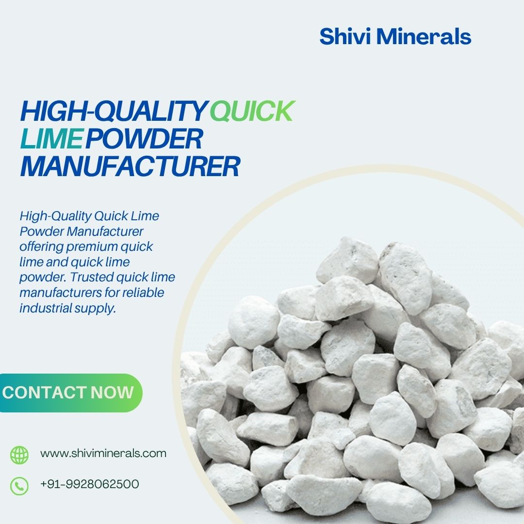  High-Quality Quick Lime Powder Manufacturer