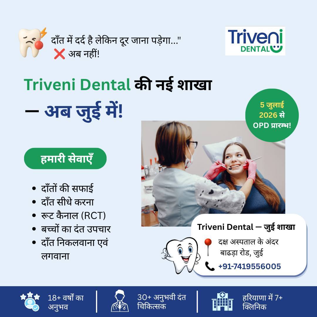  Best Dental Clinic in Jui, Bhiwani | Triveni Dental