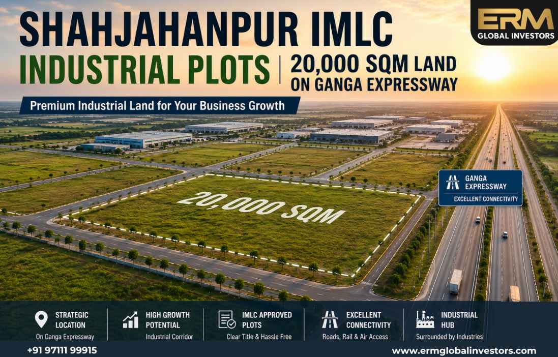  Shahjahanpur IMLC Industrial Plots | 20,000 Sqm Land on Ganga Expressway