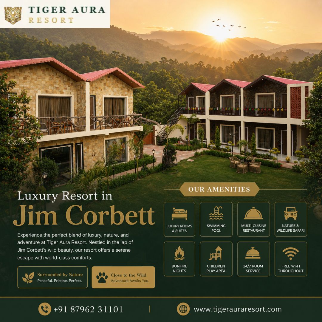  Luxury Resort in Jim Corbett for a Comfortable Vacation