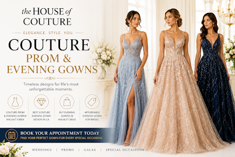 Luxury Prom & Evening Gowns in Walnut Creek | The House Of Couture