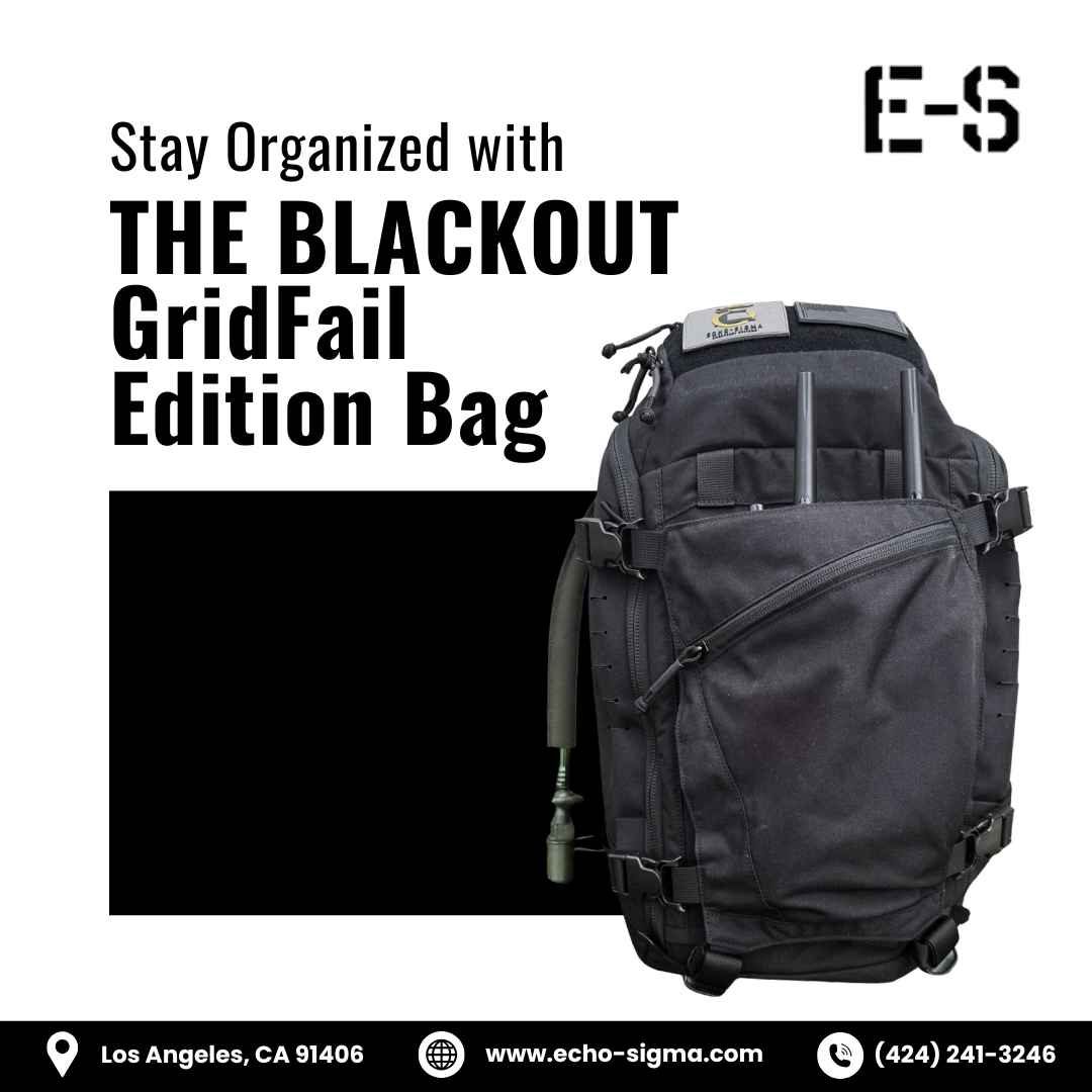  Stay Organized with THE BLACKOUT GridFail Edition Bag