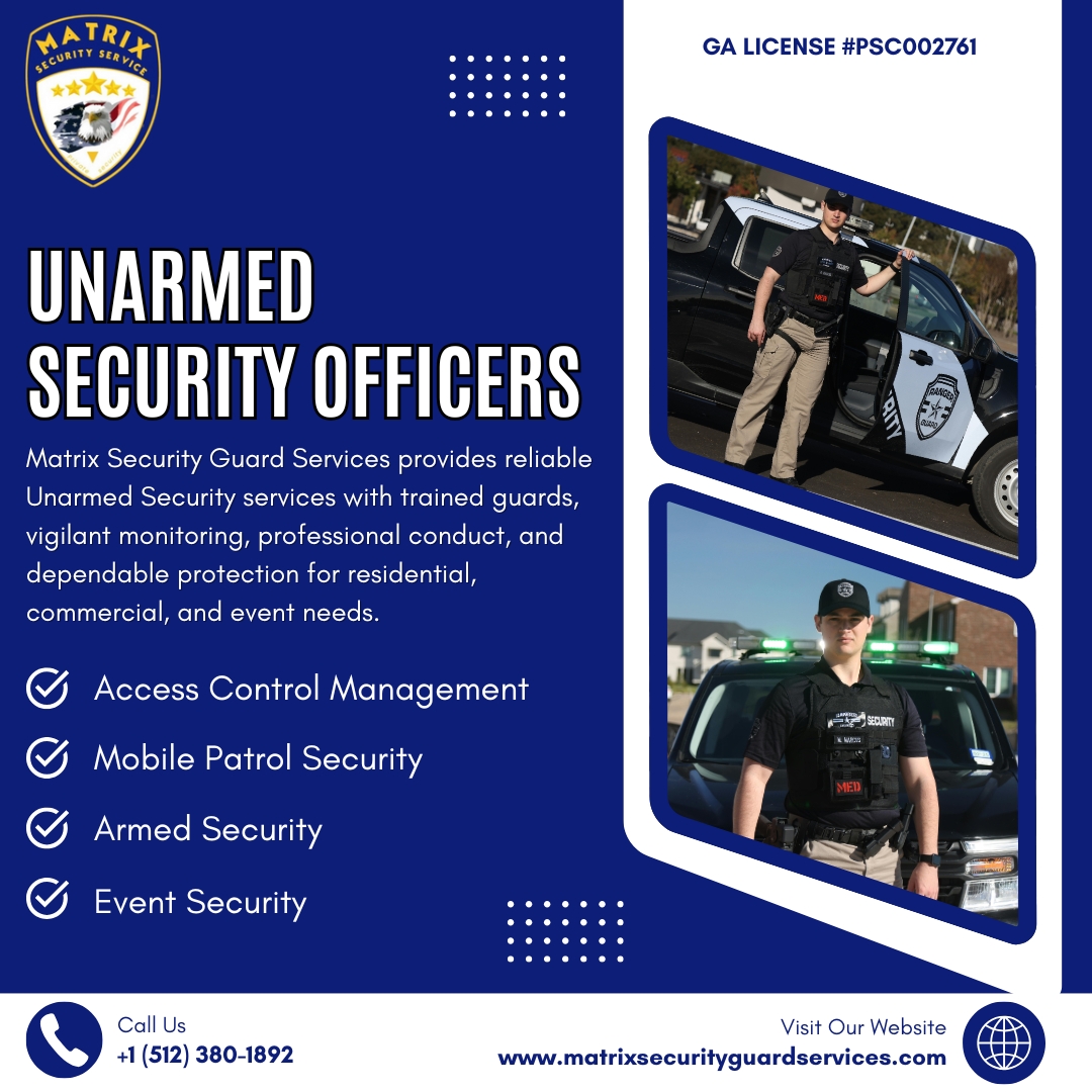 Unarmed Security Officers in San Antonio