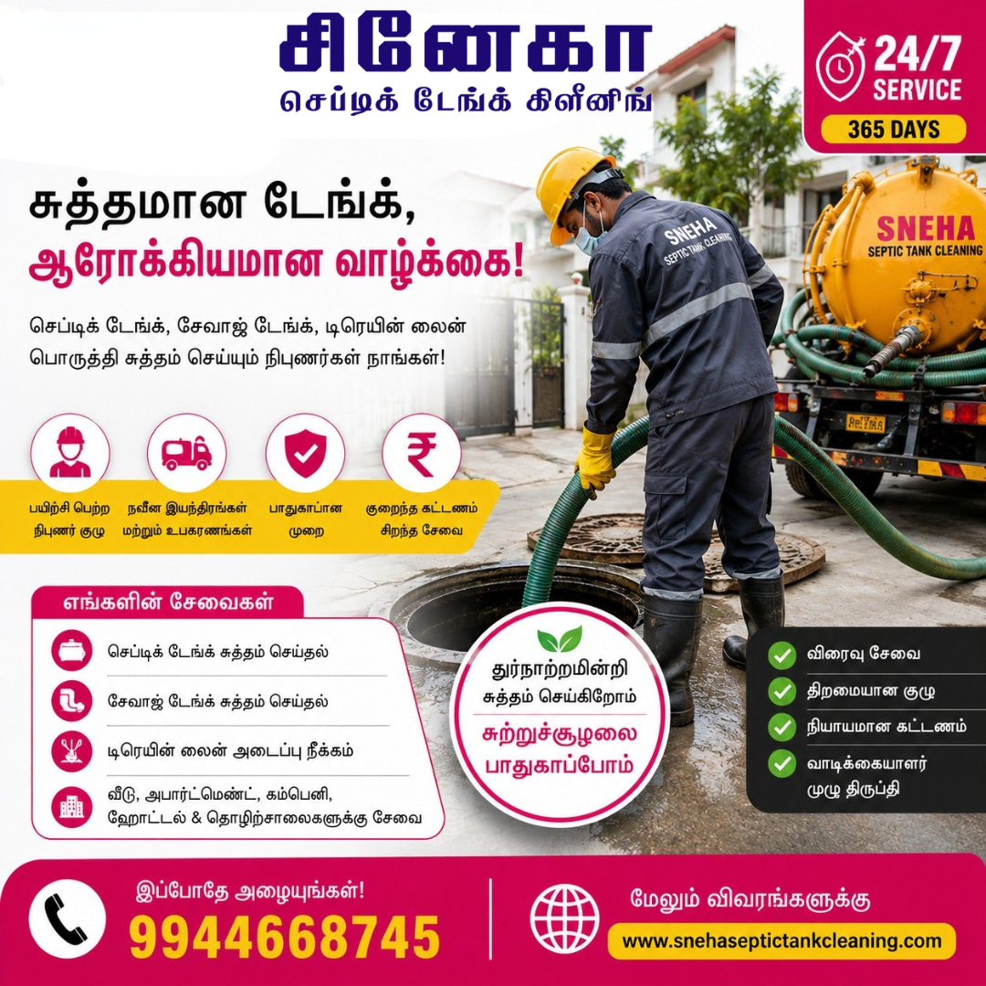  Septic Tank Cleaning Service | Septic Tank Emptying & Sewage Cleaning | 24/7 Service