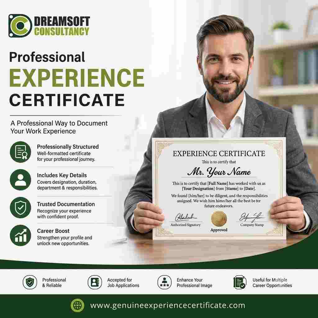  Experience Certificate Provider in Punjab – Reliable Services