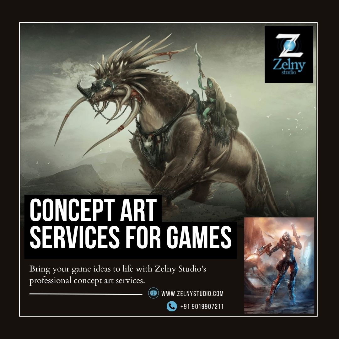  Concept Art Services for Games | 3D Game Art Studio