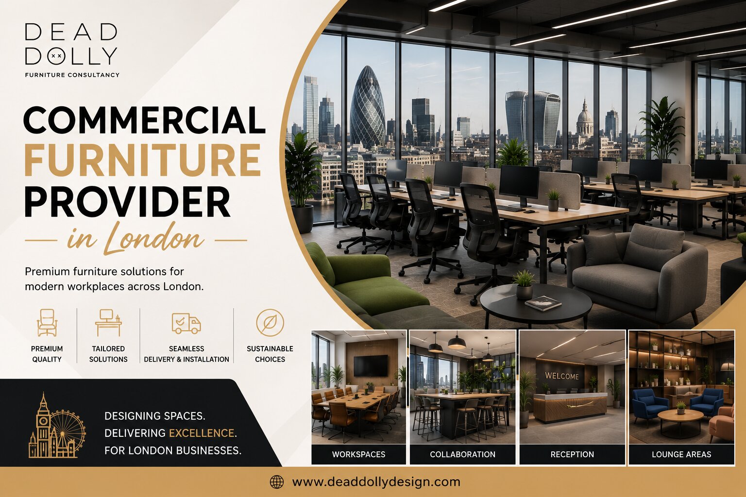  Commercial Furniture Provider in London: Creating Better Business Spaces