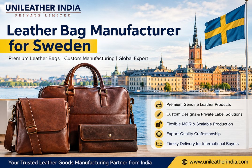  Premium Leather Bag Manufacturer for Stockholm, Sweden