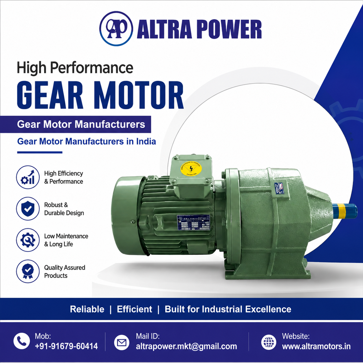  Reliable Gear Motor Manufacturers | Altra Motors