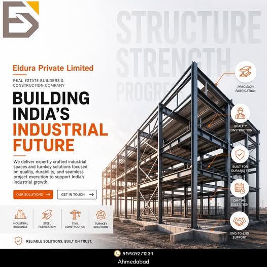  Professional Industrial Construction Company in Ahmedabad, India | Eldura