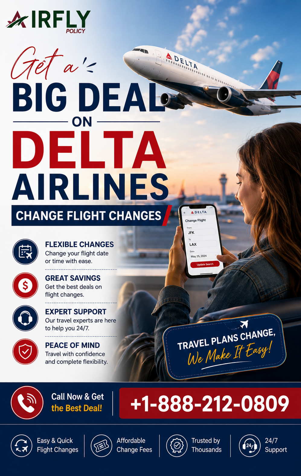  Get a Big Deal on Delta Airlines Change Flight Changes