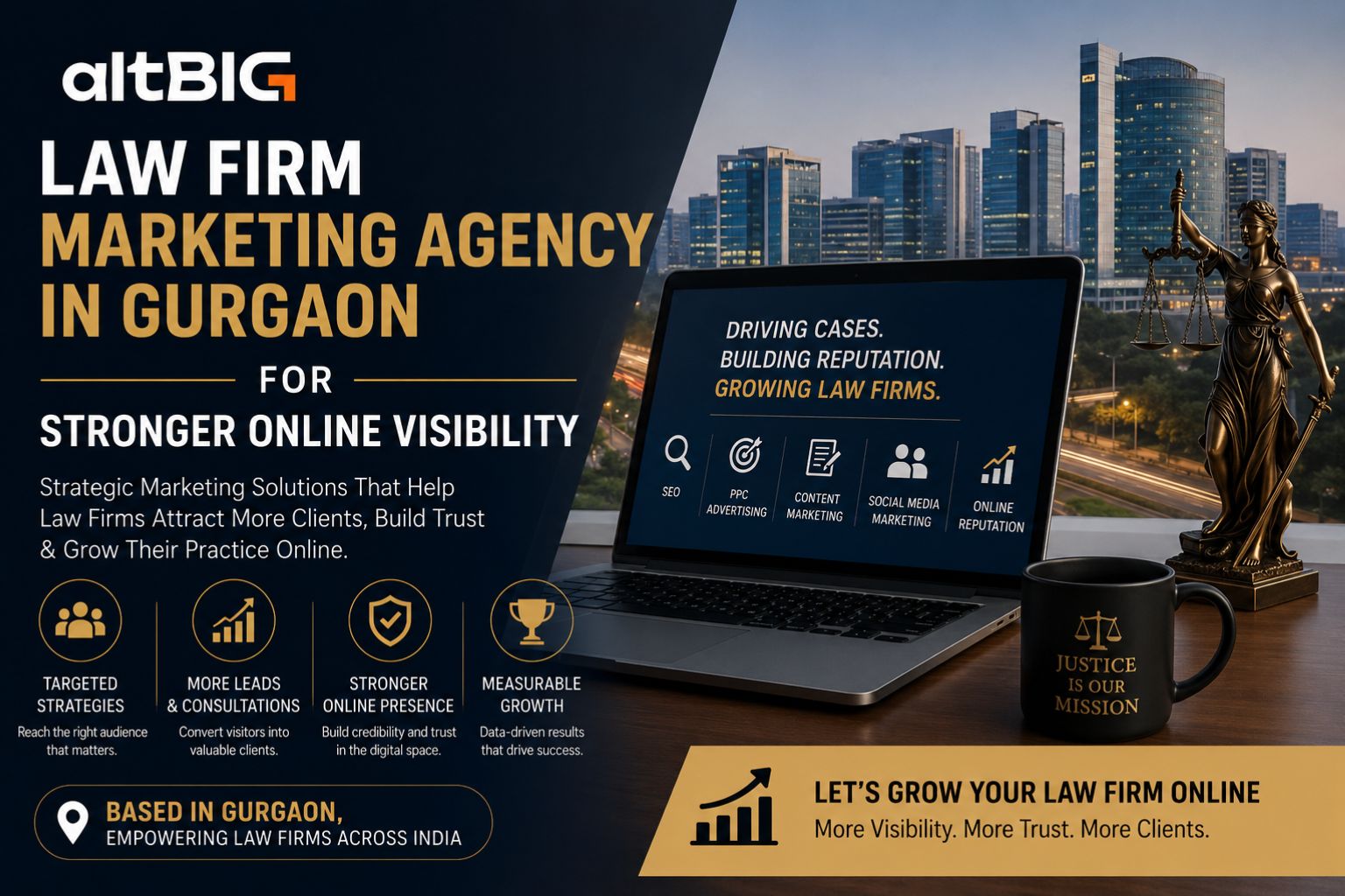  Law Firm Marketing Agency in Gurgaon for Stronger Online Visibility