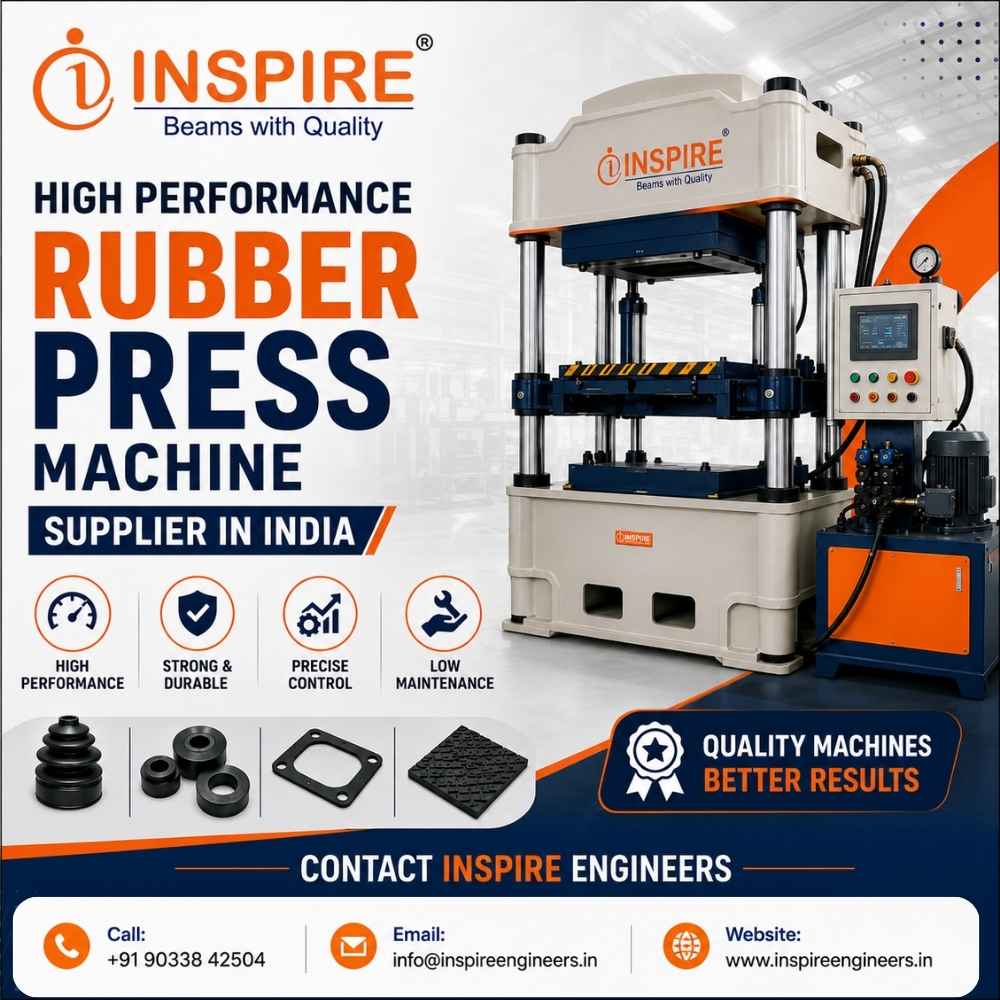  High Performance Rubber Press Machine Supplier in India - Inspire Engineers