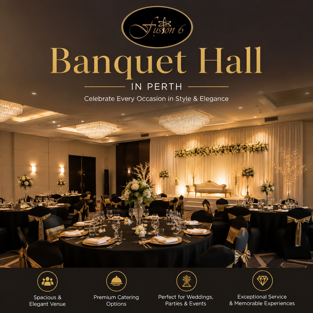  Elegant Banquet Hall & Reception Venue in Perth