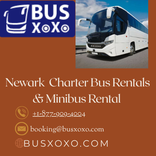  Book Newark Charter Bus Rental for safe & reliable transportation.
