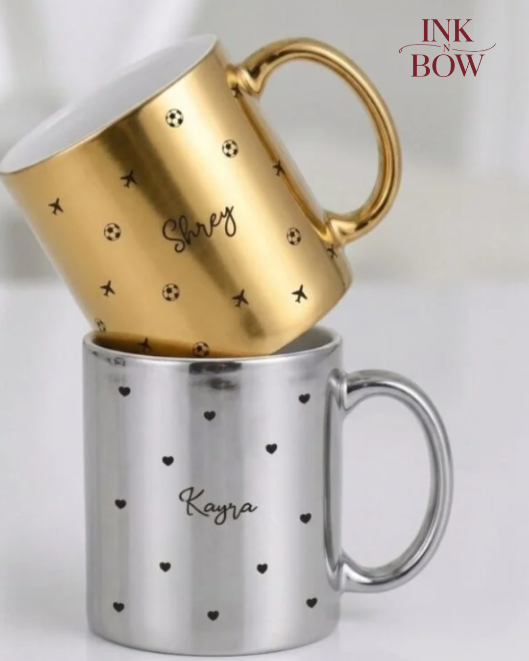  Custom Engraved Gift Buy Personalized Metallic Mug Online - ink n bow